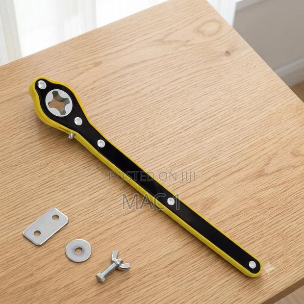 Universal Car Scissor Jack Ratchet Wrench – Labor Saving Handle Tool