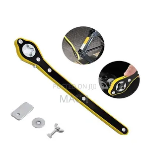 Universal Car Scissor Jack Ratchet Wrench – Labor Saving Handle Tool