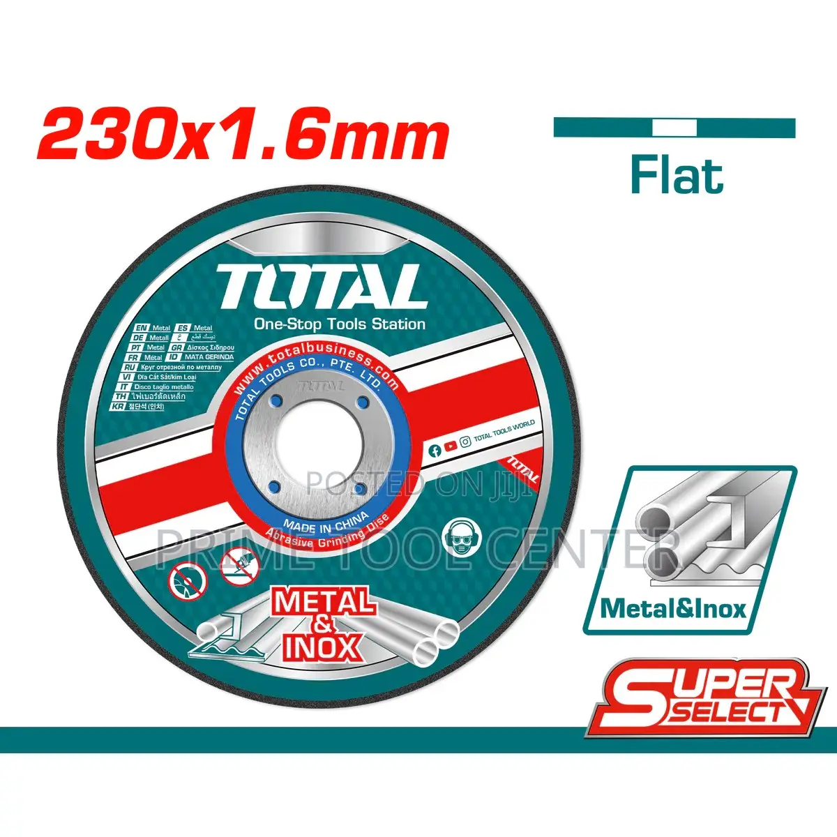 Total Abrasive metal cutting disc