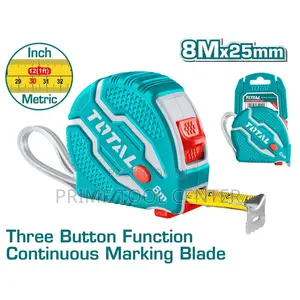 Total Steel measuring tape :8mx25mm