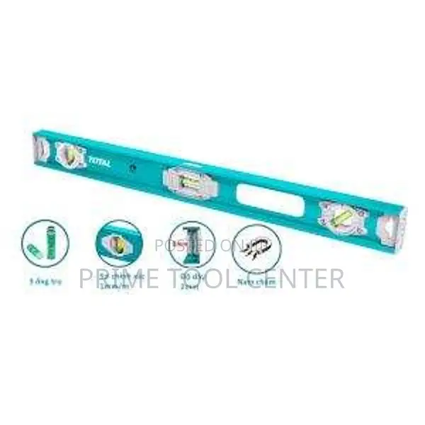 TOTAL Spirit level Length：100cm Aluminum