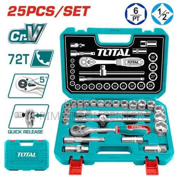 Total 25 Pcs 1/2″ socket set - thumbnail 2