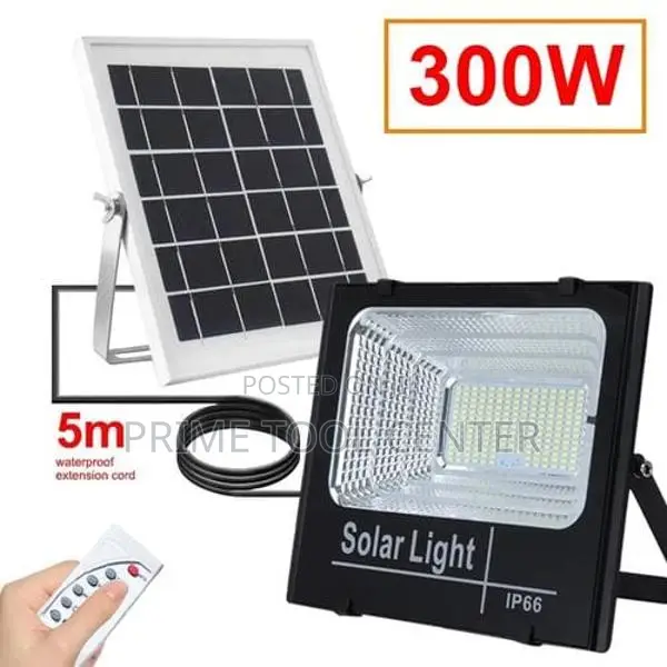300W Solar Powered Outdoor Street Lighting