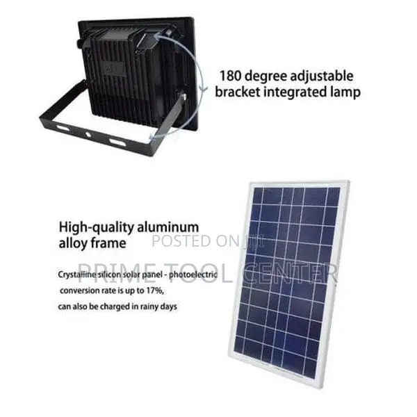 100W Solar Powered Street Flood Lights