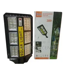 Solar Light 300W, Street Lamp + Pole