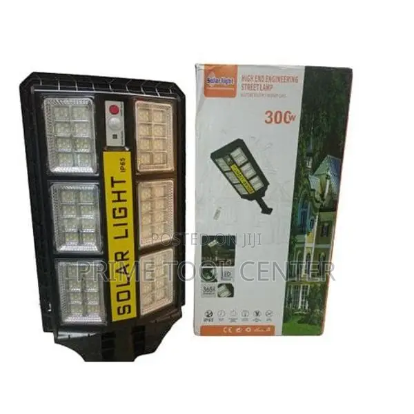 Solar Light 300W, Street Lamp + Pole