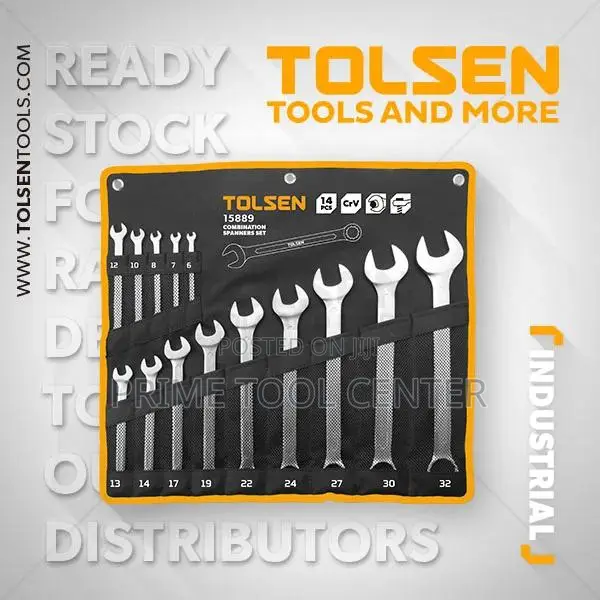 Tolsen 4PCS COMBINATION SPANNER SET