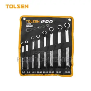 Tolsen 8PCS DOUBLE RING SPANNER SET