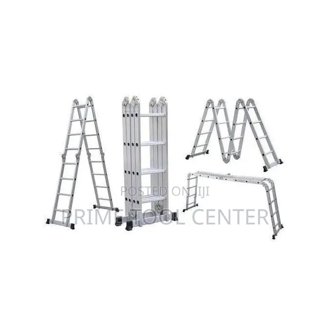 4.7M LADDER FOLDING 4 X 4 ALUMINIUM