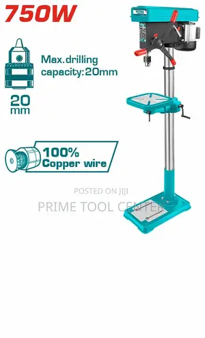Total Drill press Input power: 750W