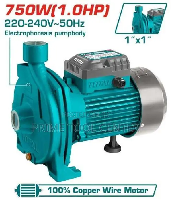 Total Water pump Rated power:750W(1.0HP)