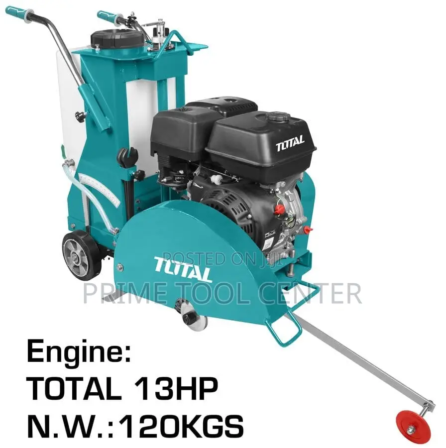 Total Gasoline floor saw :9.6kW(13HP)