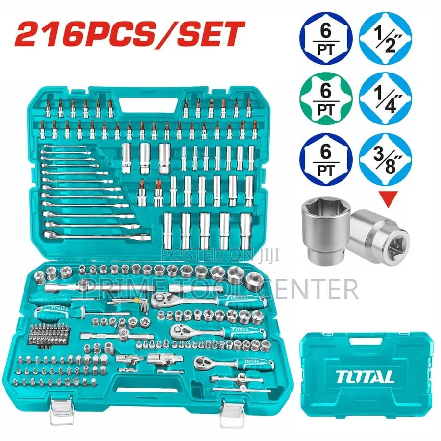 Total 216 Pcs combination tools set