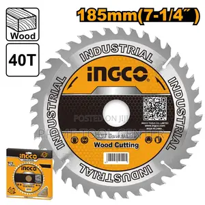 Ingco TCT saw blade 185mm(7-1/4″)