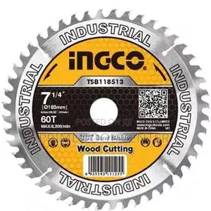 Ingco TCT saw blade 185mm(7-1/4″) 60T