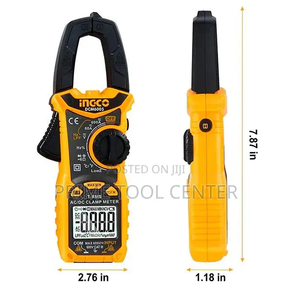 Ingco DC/AC clamp meter :6000 counts