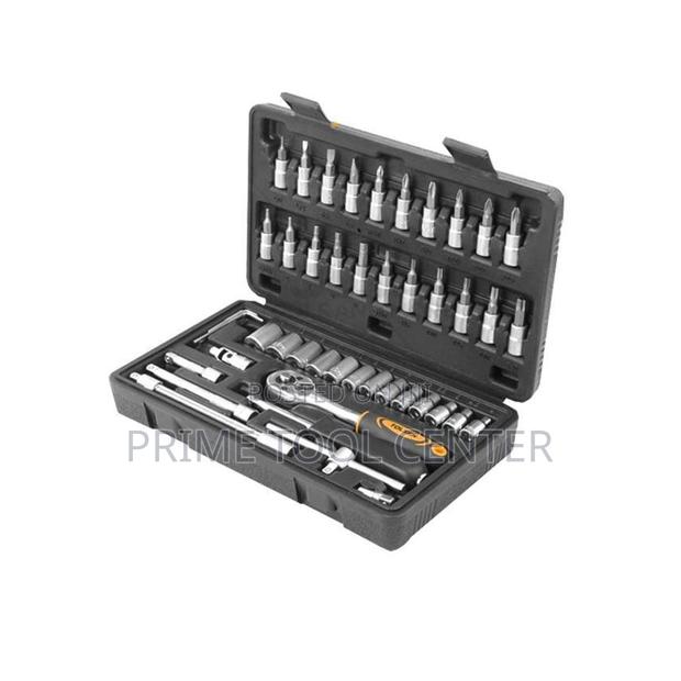 TOLSEN INDUSTRIAL 46 PCS 1/4″ SOCKET SET - thumbnail 3