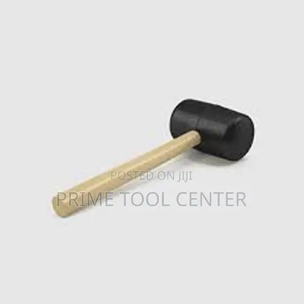 Rubber Mallet Hammer with Wood Handle Hand Tool 12oz 340g