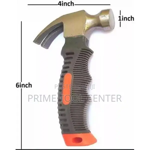 Claw hammer with plastic handle