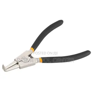 External Circlip plier bent 180mm, 7″