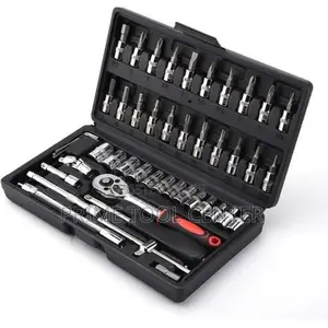 46 Pcs 1/4” Drive Socket Wrench Set