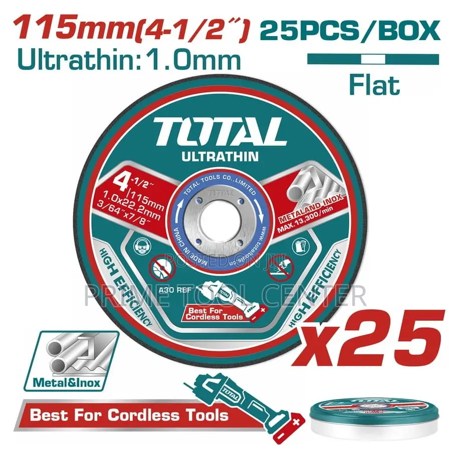 Total Ultra-thin metal cutting disc set 29pc