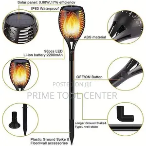 Solar Light Flicker Flames Outdoor