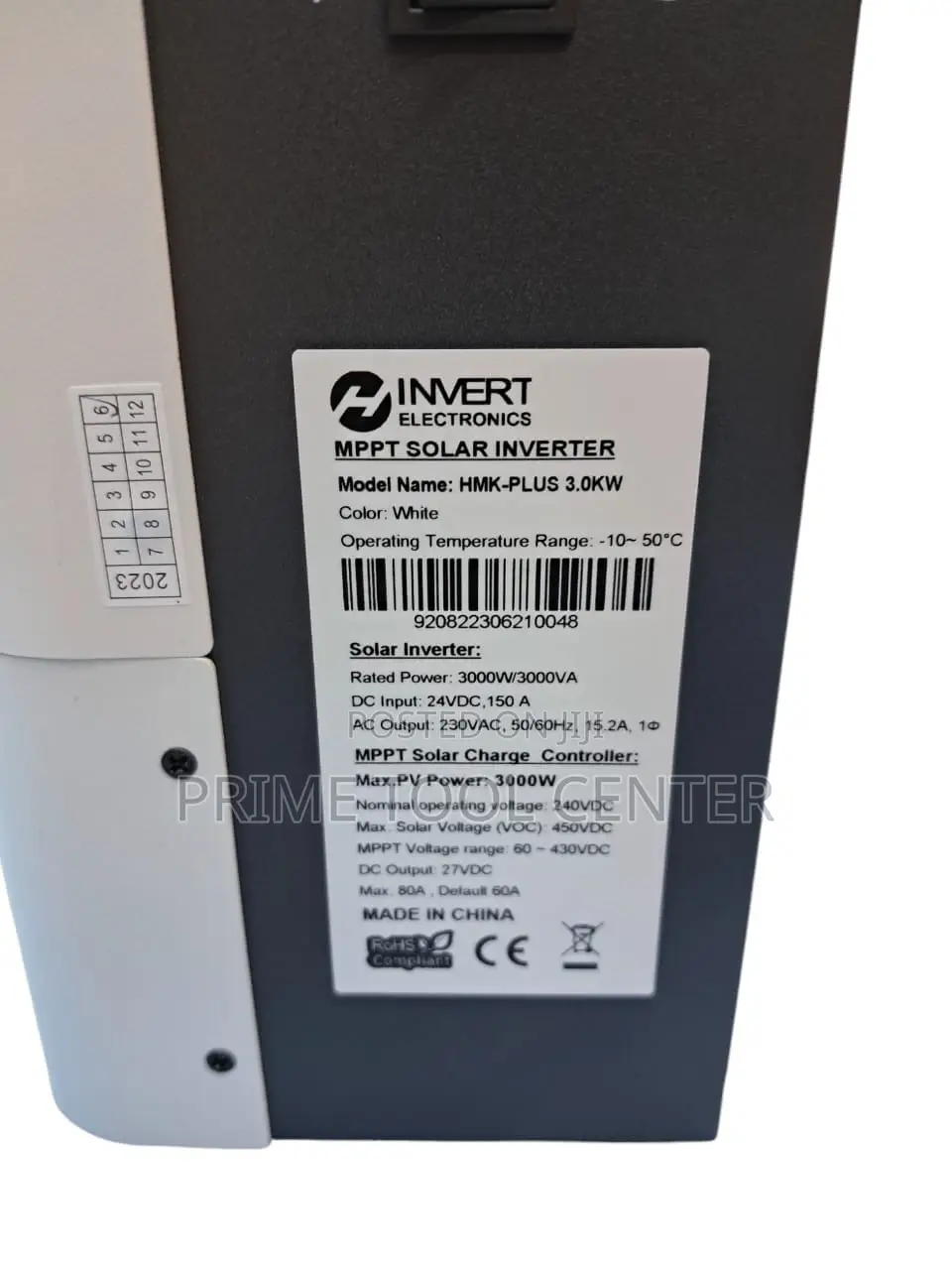 Hybrid solar inverter model HMK-PLUS 3.0kw