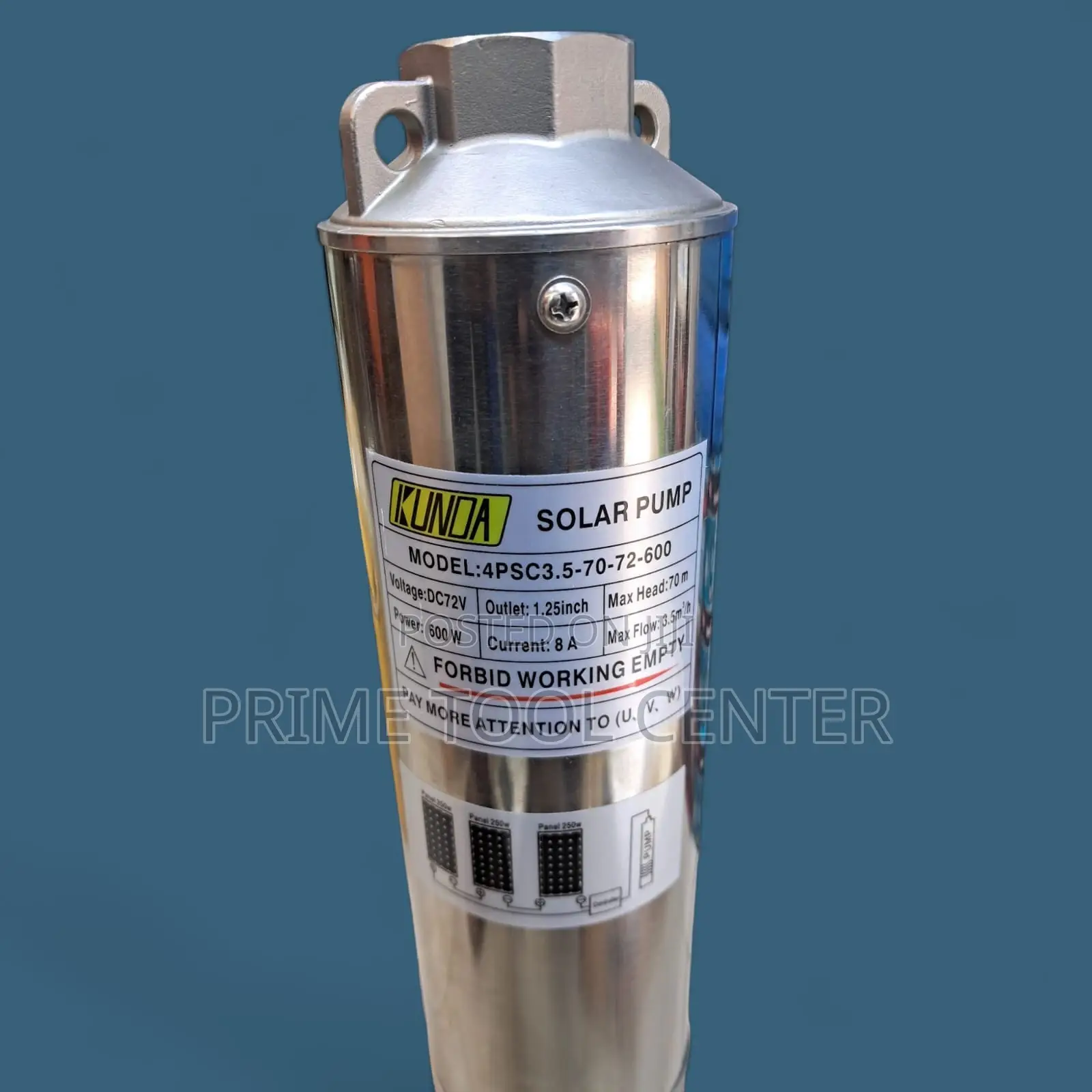 Solar submersible Water pump 70M with controller