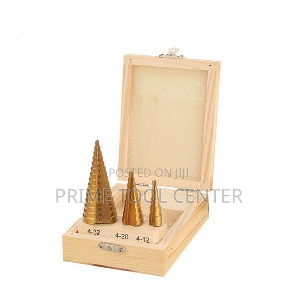 3PCS STEP DRILL BITS SET