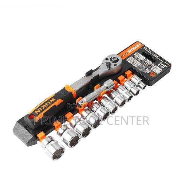 12 PCS 3/8″ RATCHET HANDLE WITH SOCKETS SET