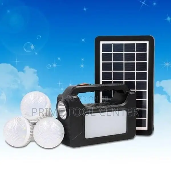 Dp Light Solar Lighting System Kit With 3 LED Lights, Solar Panel