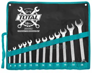 Total 12pcs combination spanner set Size:6-24mm