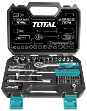 Total 45Pcs 1/4″ socket set THT141451