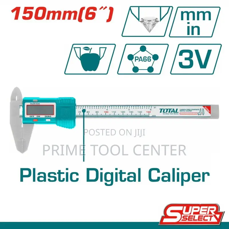 Total Plastic digital caliper TMT331501