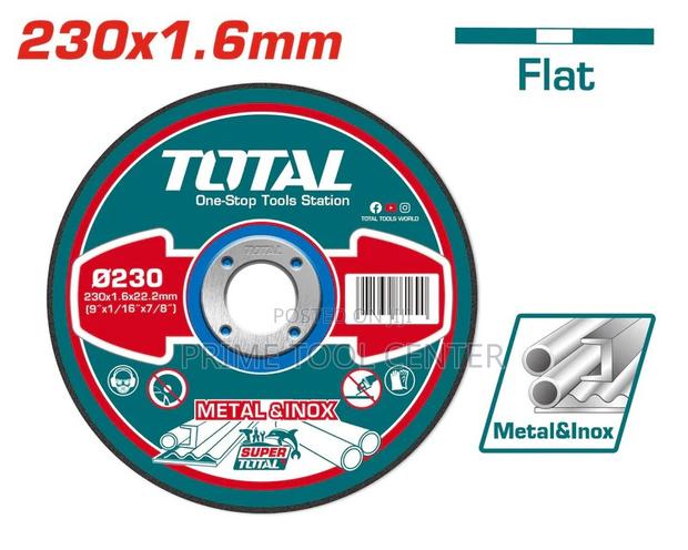 Total Abrasive metal cutting disc 230MM(9″) (25pcs)