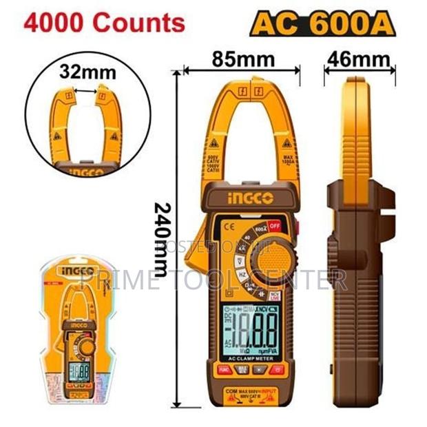 INGCO Digital AC clamp meter 4000COUNTS