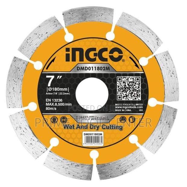 INGCO Diamond disc set 180(7″)X22.2mm