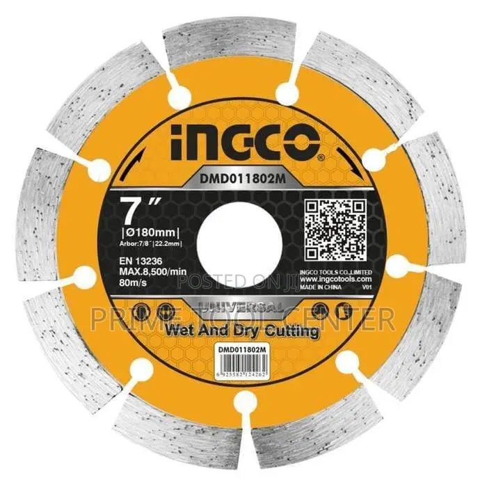 INGCO Diamond disc set 180(7″)X22.2mm