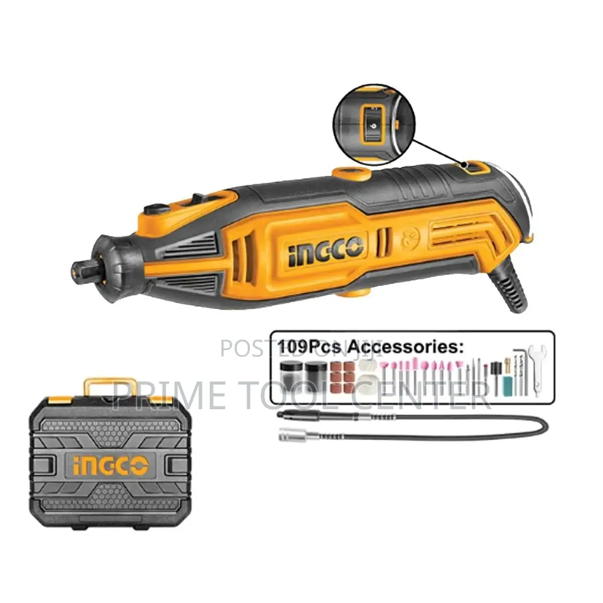 INGCO Mini grinder 130W MG13328