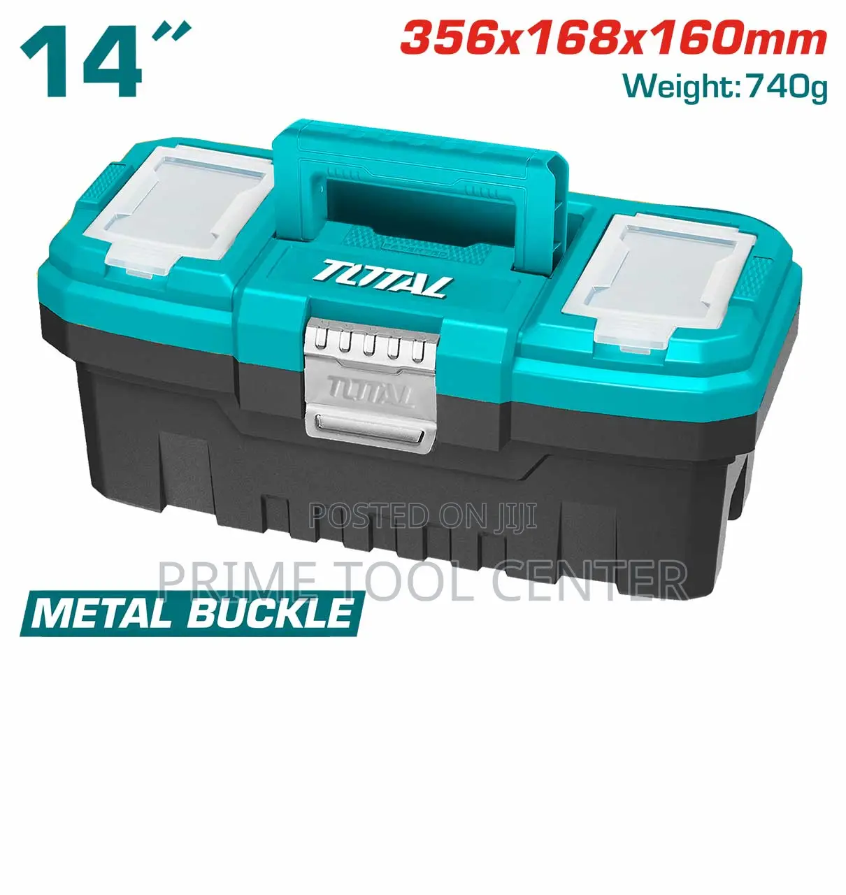 Total 14″ Plastic tool box
