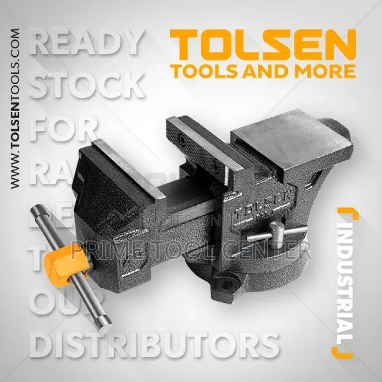 TOLSEN INDUSTRIAL BENCH VICE 6″ 150MM