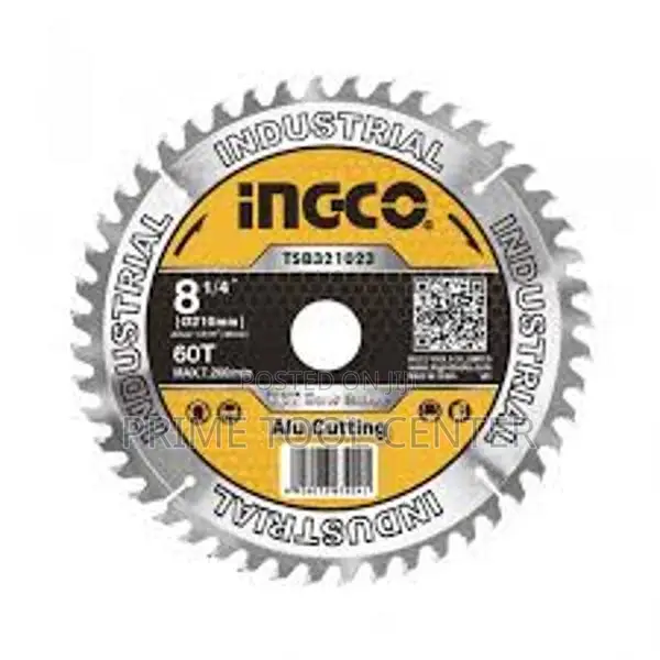 Ingco TCT saw blade for aluminum 210mm