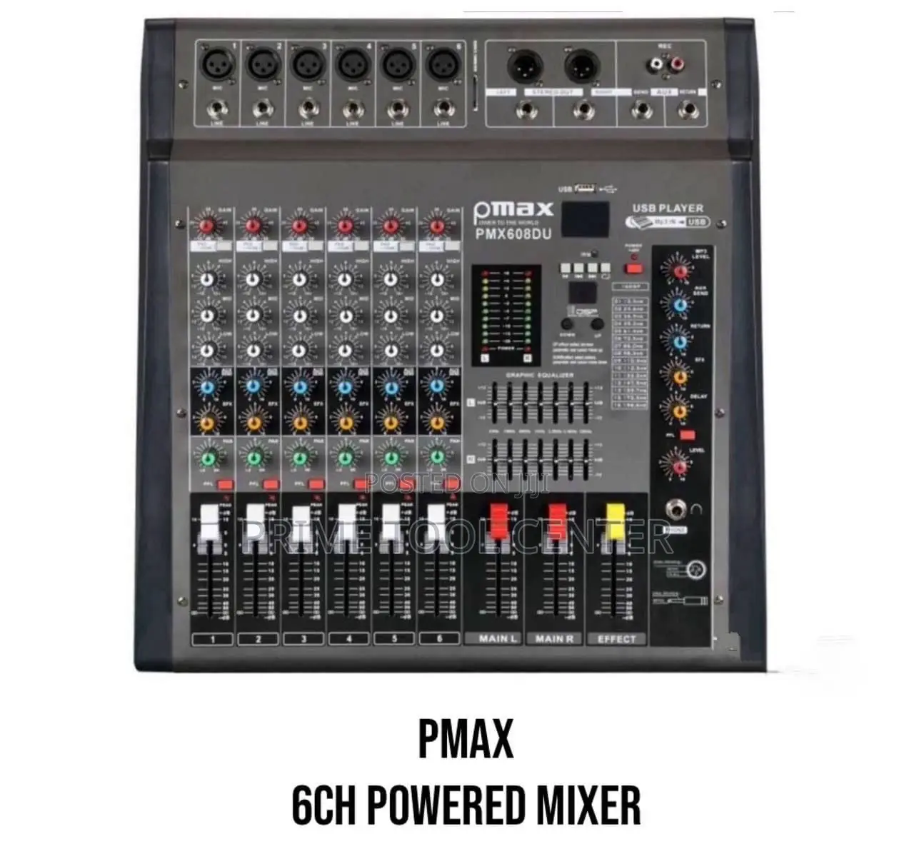 PMAX 6CH Powered Mixer