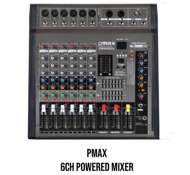 PMAX 6CH Powered Mixer