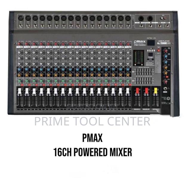Powerful PMax 16CH Powered Mixer