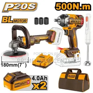 Ingco Cordless 3 pcs combo kit 20V