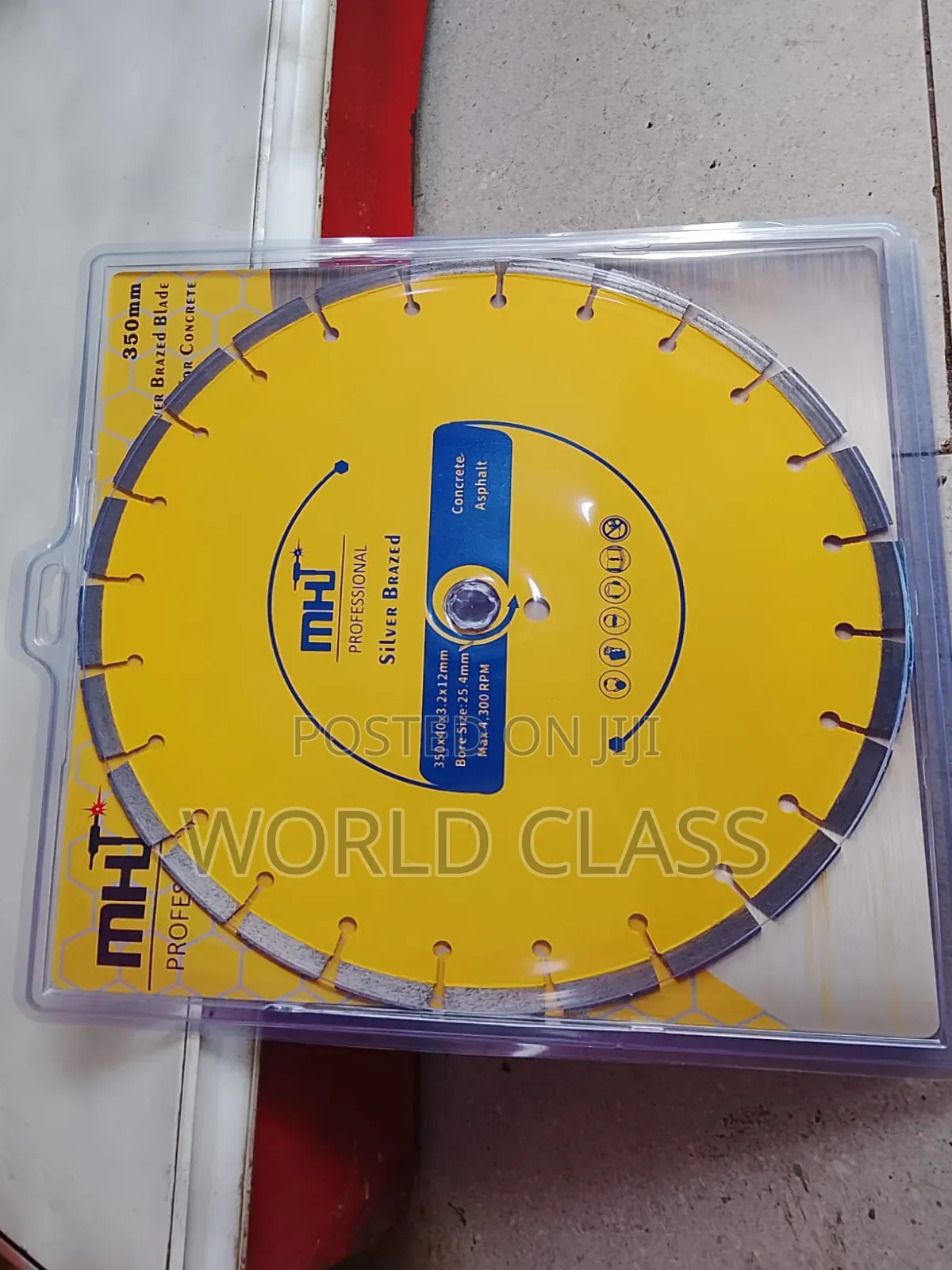 350mm MHT Professional Silver Brazed Diamond Cutting Blade