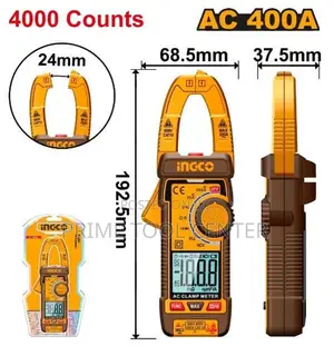 INGCO Digital AC clamp meter 4000 Counts