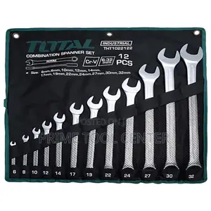 Total 12 Pcs combination spanner set